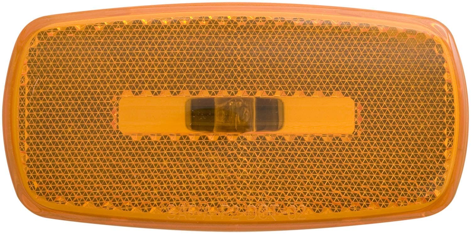 Optronics MC32ABS Amber Surface Mount Marker/Clearance Light with Reflex, 1 Pack