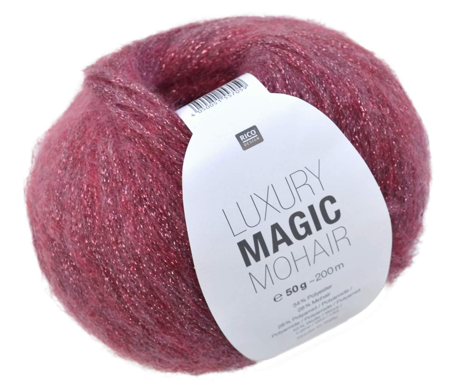 Magic Mohair for 05 Pink Wool with Lurex Thread/Glitter Knit and Crochet