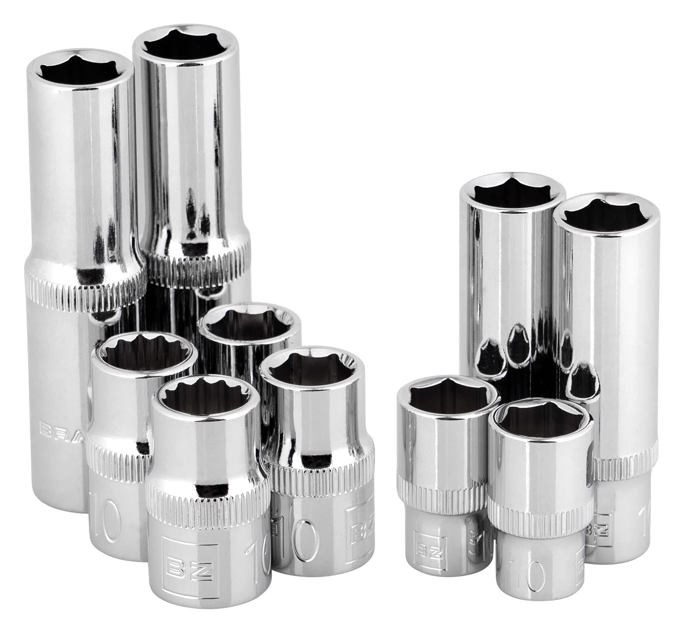 BRAZEN 10mm Socket Ten Pack (Multi-Type)