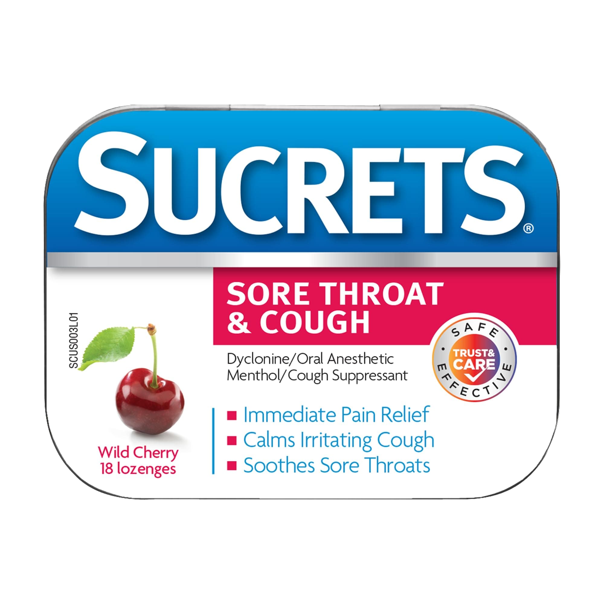 Wild Cherry Sore Throat Lozenges