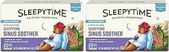 Celestial Seasonings Sleepytime Tea - Wellness Sinus Soother, Caffeine Free - 20 Tea Bags Box (Pack of 2)