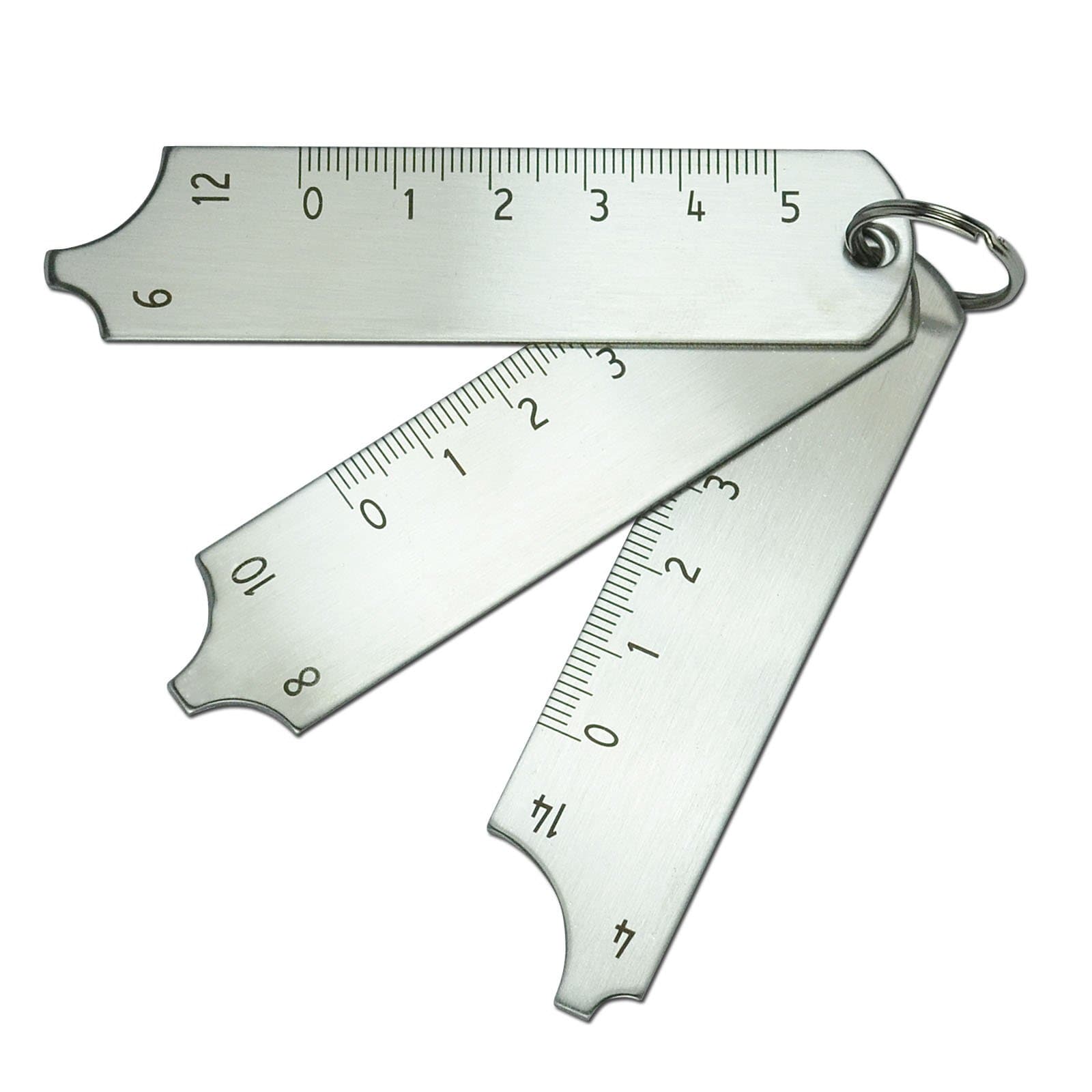 RIVERWELD Three Piece Key Set Measuring Fillet Gages Multi Function Welding Inspection Gauge