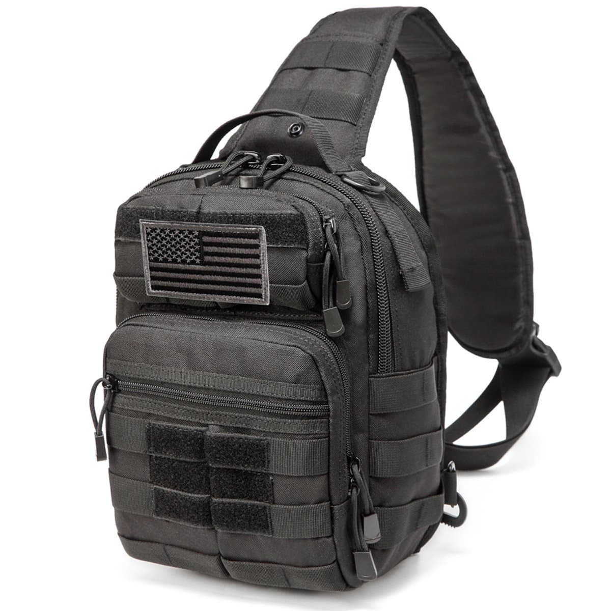 Tactical Sling Bag Rover Molle Pack Shoulder Sling Backpack for Man