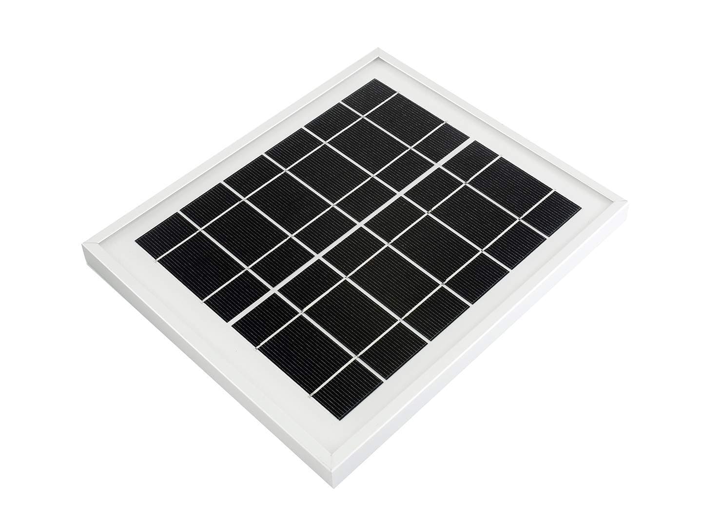 Waveshare mini Solar Panel (6V 5W) with 156 Monocrystalline Cell for Solar Power Manager, Toughened Glass+ Anodic Oxidation Aluminum Alloy+ 0.25mm PET Material,6.0V ± 5% Voltage