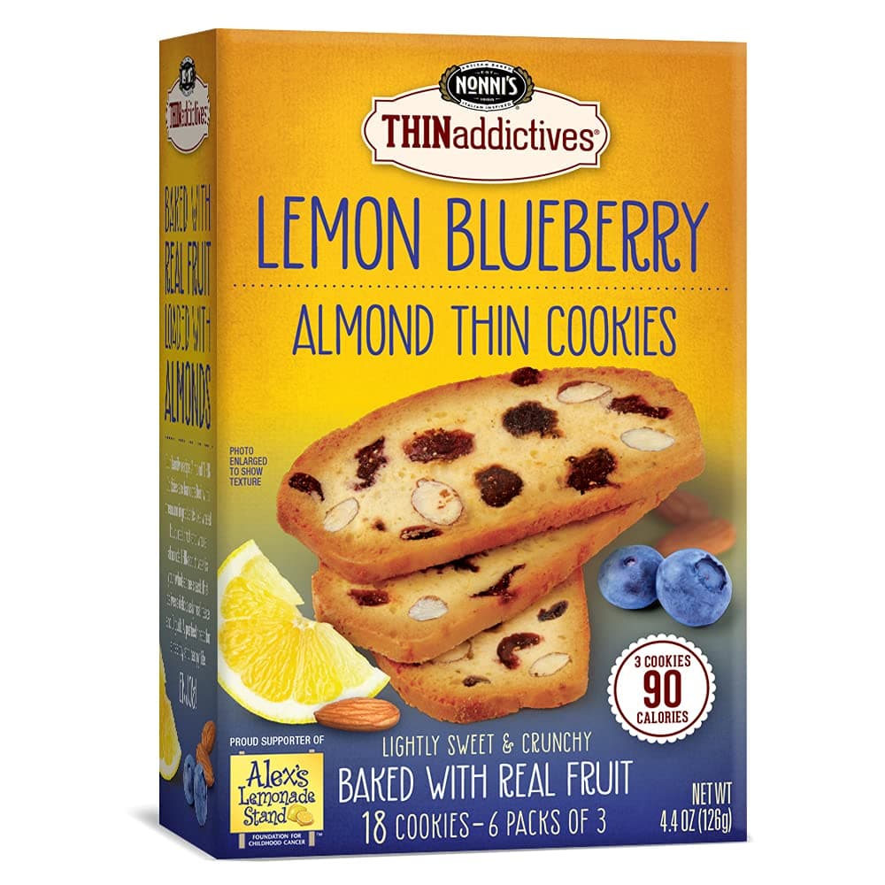 Lemon Blueberry Almond Thins, 4oz