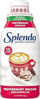 SPLENDA Sugar Free Coffee Creamer, 32 Fl Oz. Peppermint Mocha.