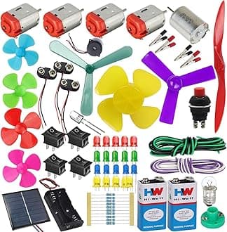 NEXT GEEK DC Motor Learning Kids Science Experiment Educational kit for Kids DIY 70 Project