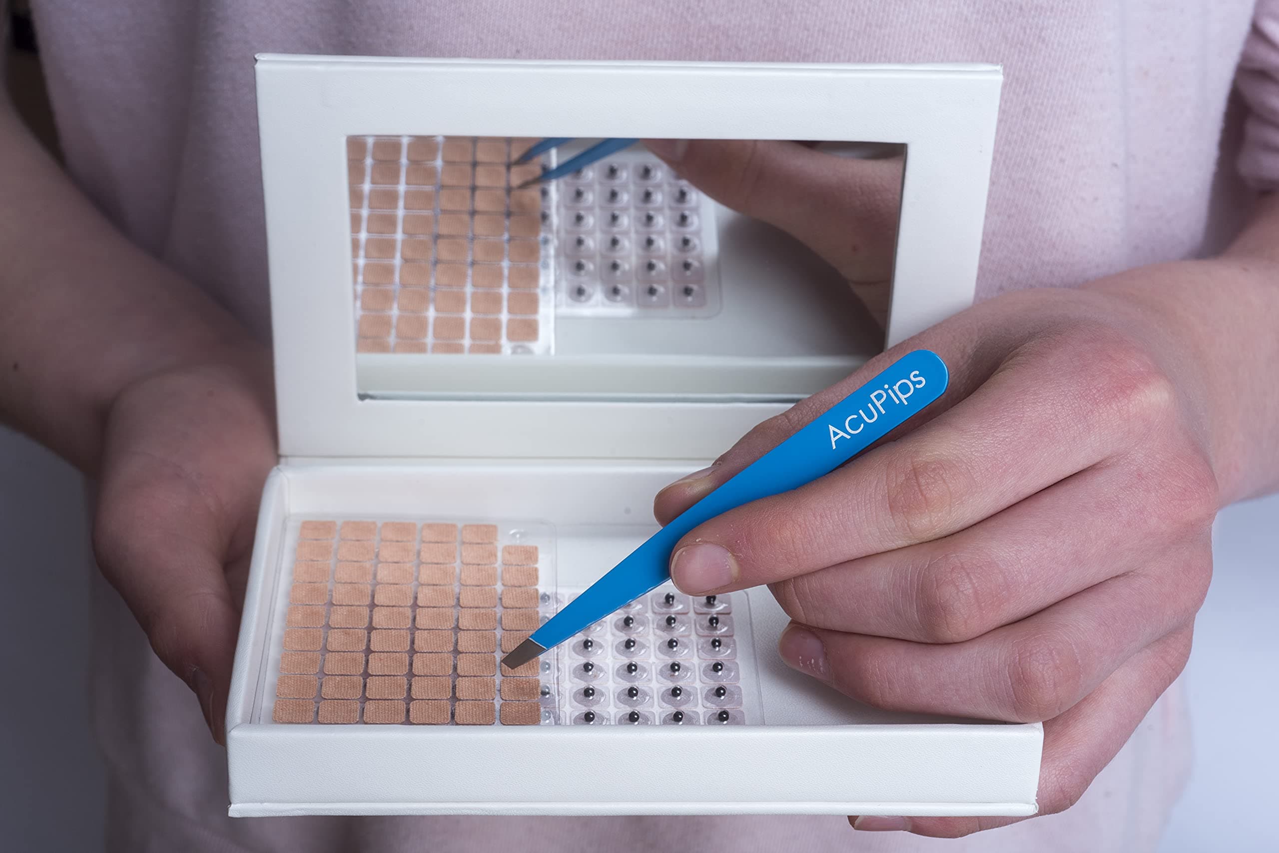 AcuPips Ear Seeds for Weight Loss, Cravings, Support. Designed by an Acupuncturist for Home use.