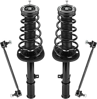 Rear Strut Assembly & Sway Bar Links for 2004-2006 Lexus ES330, Toyota Camry, Shock Absorbers Replace 172208 172207 4PCS 2005