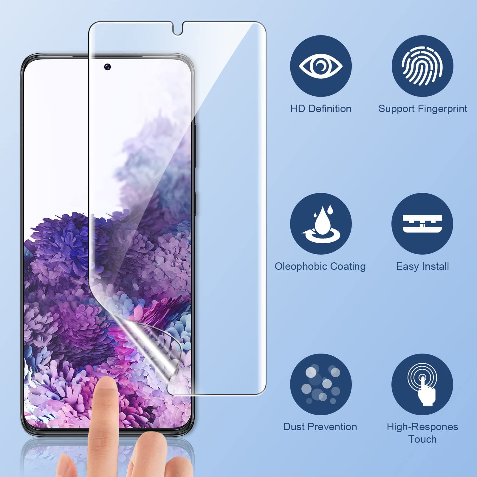 Samsung Galaxy S21 Screen Protector Tempered Glass