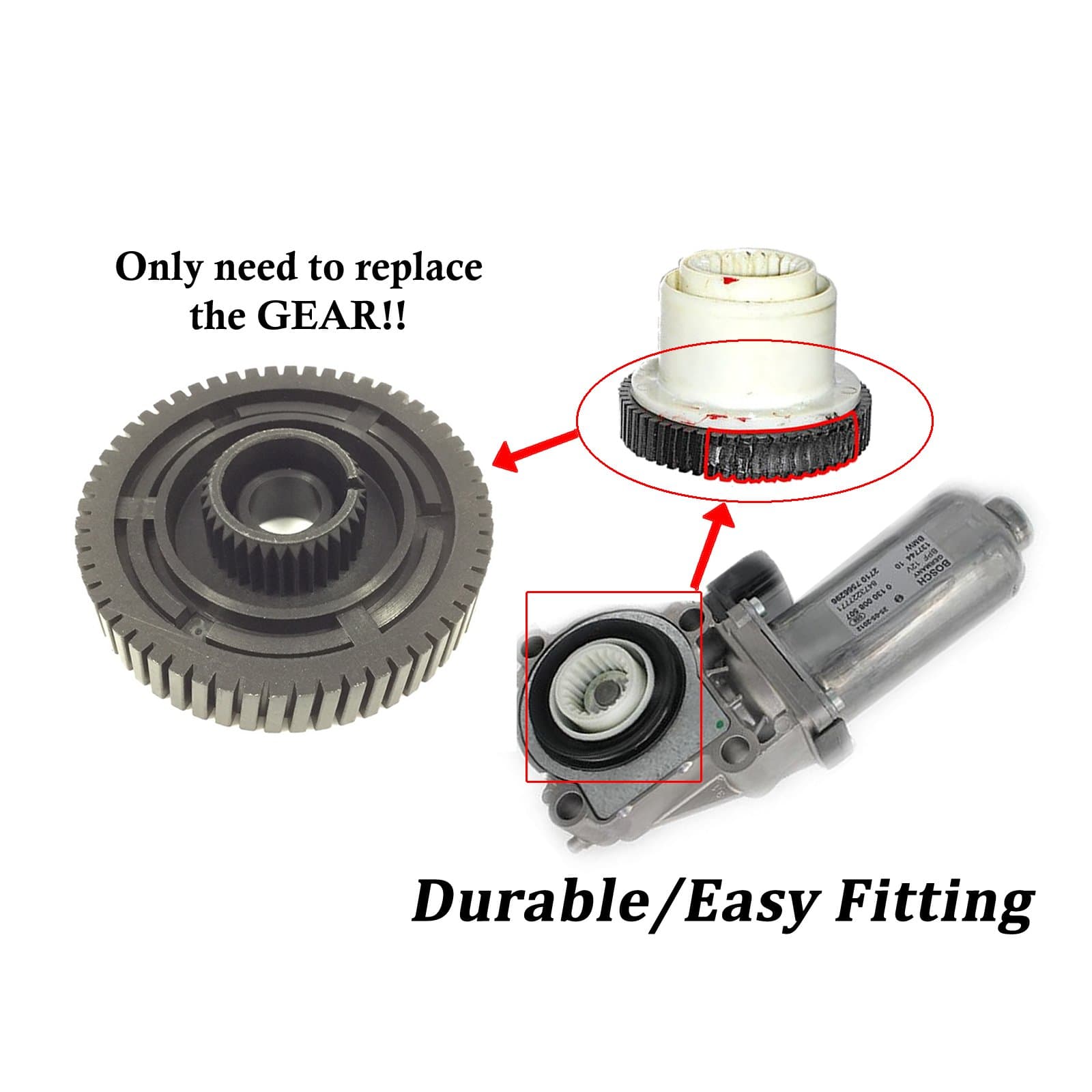 Transfer Case Motor Gear for BMW E53 X5 E83 X3 X6 E71 27107568267