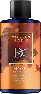 Doctor Aromas Clove Bud, Cinnamon, Gurjum Balsam, Mist Refill for Essential Oil Diffusers – Fresh Premium Aroma, Fragrances or Scent for Home, Rooms, Office, and Bathroom (Wooden Spirit)
