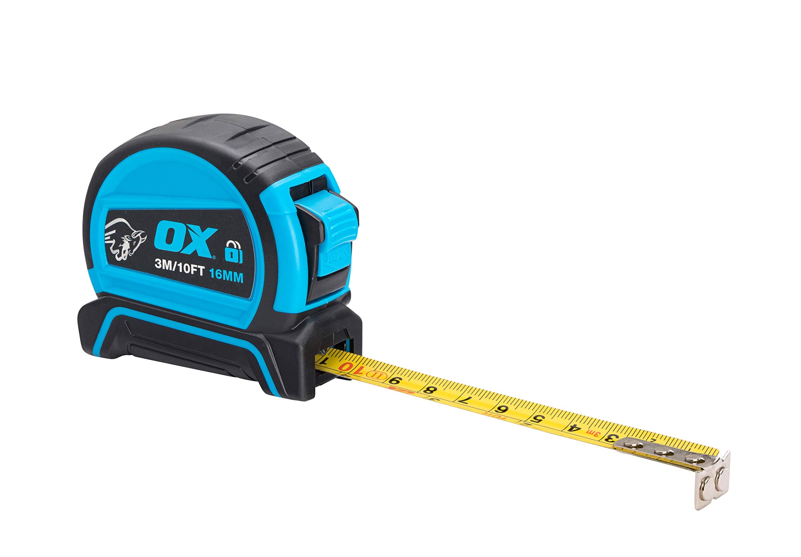 OX ToolsPro Dual Auto Lock Tape Measure - 3m