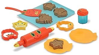 Melissa & Doug Sunny Patch Seaside Sidekicks Sand Cookie-Baking Set (Frustration-Free Packaging)