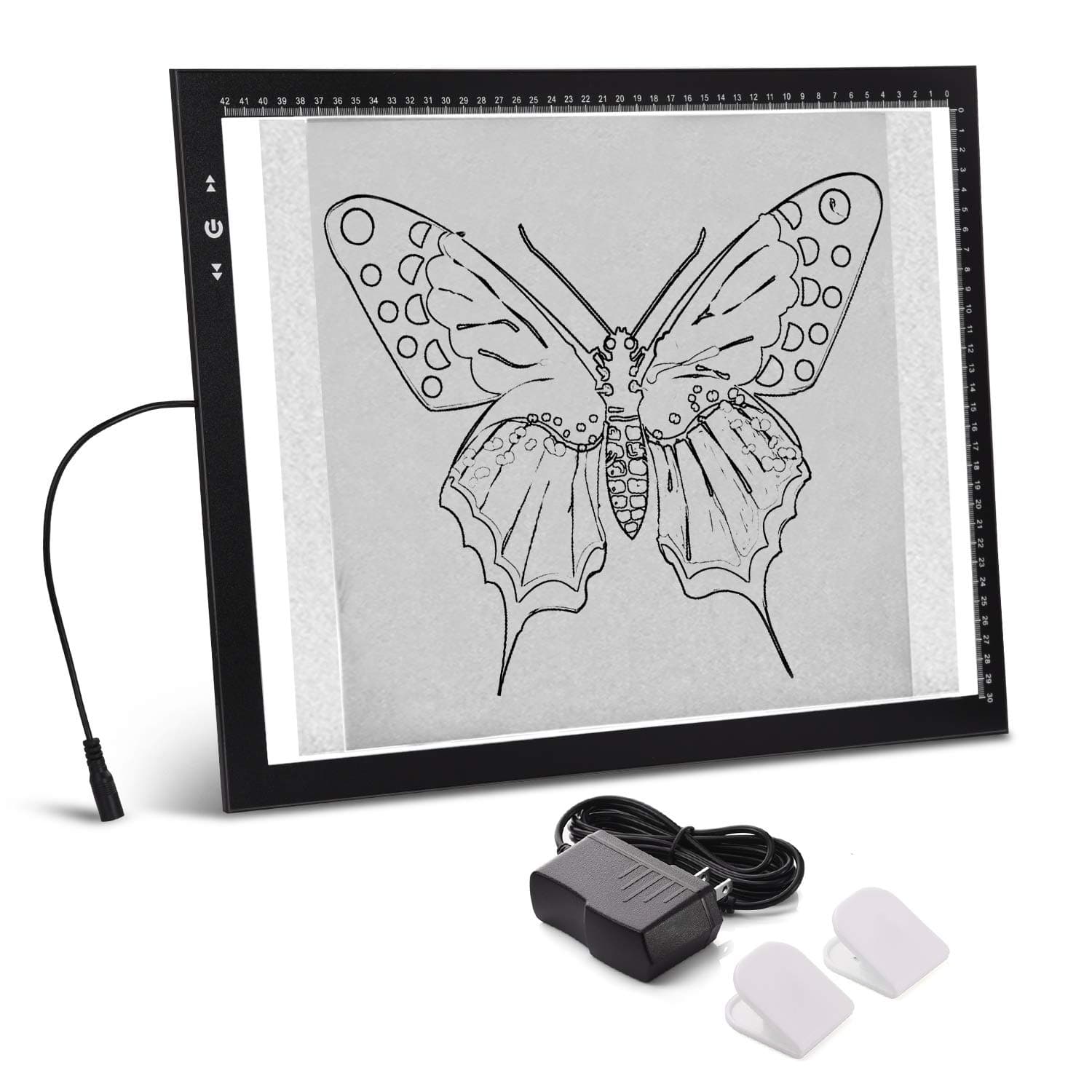 HSK A3 Light Box Light Pad Aluminium Frame Touch Dimmer Lock/Unlock Button Super Bright 7000 Lux Packed With 12V1A Adapter