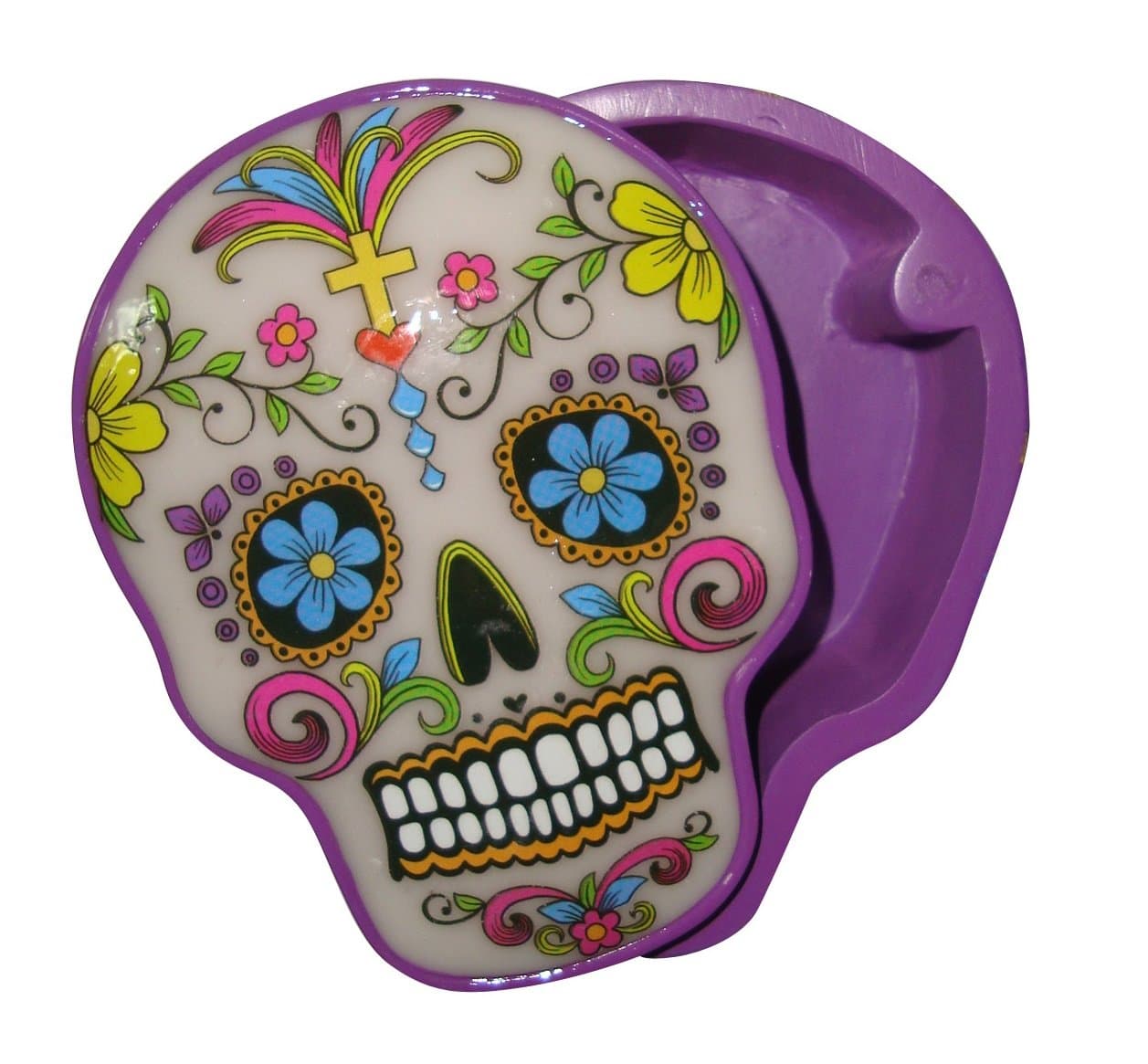 Boxer Gifts STASH BOX CANDY SKULL-WHITE, One