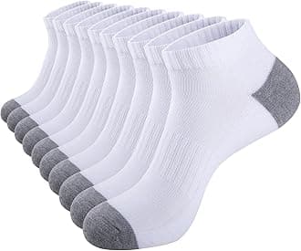 10 Pairs Mens Ankle Socks Low Cut Socks for Men Athletic Socks Breathable Cushioned