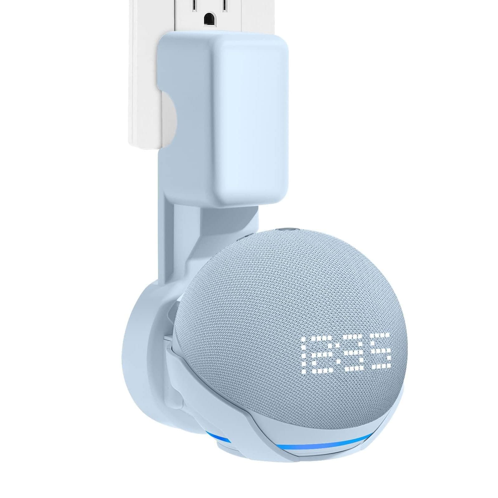 ZORBES® Echo Dot Stand Wall Mount with Cable Management, Alexa Stand Wall Mount Alexa Echo Dot Holder for Alexa Echo Dot 4th/5th Generation, Echo Dot Stand Alexa Echo Dot Accessories (Only Holder)