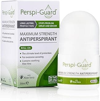 Maximum Strength Antiperspirant Roll On Deodorant for Men, Women, Treats Excessive Sweating, Hyperhidrosis Lasts 3-5 Days, Unscented 30ml