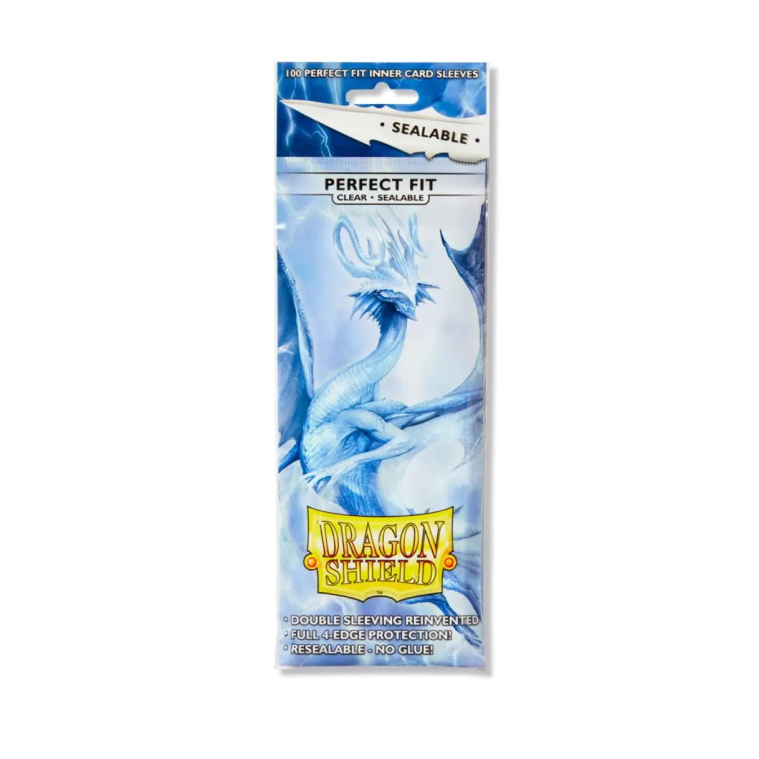 Dragon Shield Seal: (100) Clear