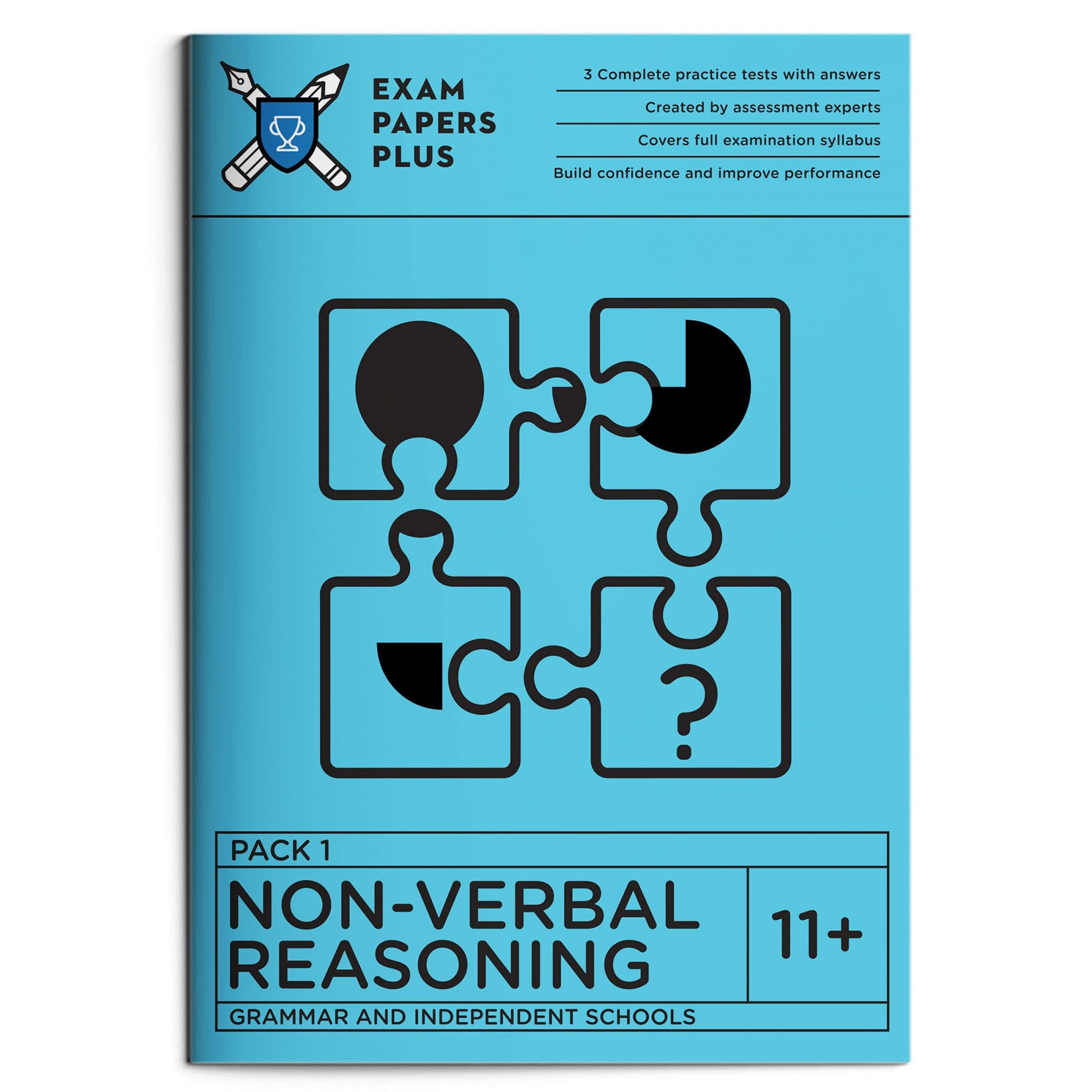 Exam Papers Plus GL Assessment 11 Plus Practice Papers 2023, Non Verbal Reasoning Pack 1, Mock Exam Experience for Home Practice with Separate Answer Sheet for Parents, By …