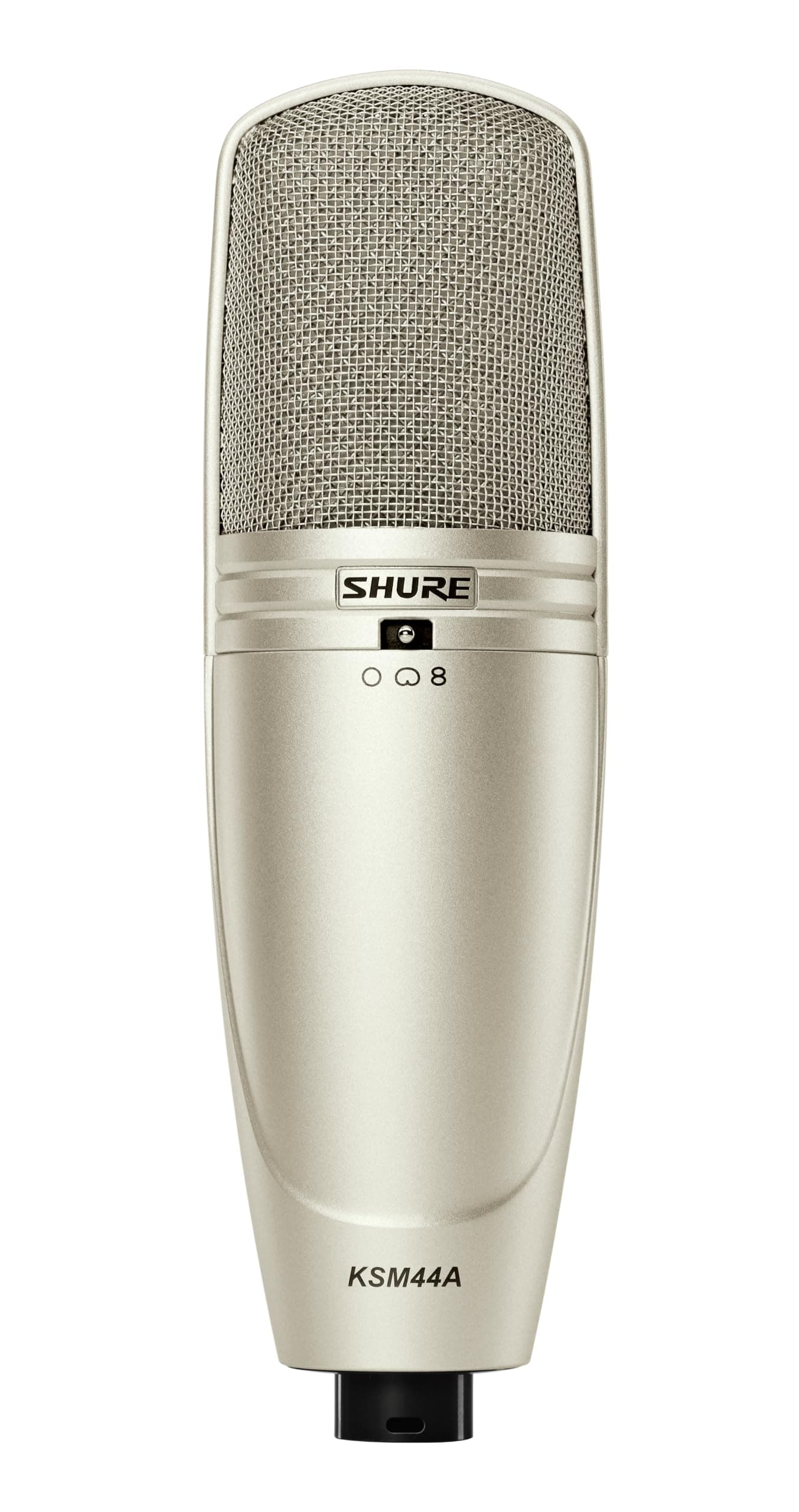 KSM44A Multi-Pattern Condenser Microphone - Large Diaphragm Side-Address Mic with Subsonic Filter, Prethos Advanced Preamplifier Technology and 3 Polar Patterns for Great Recording Flexibility