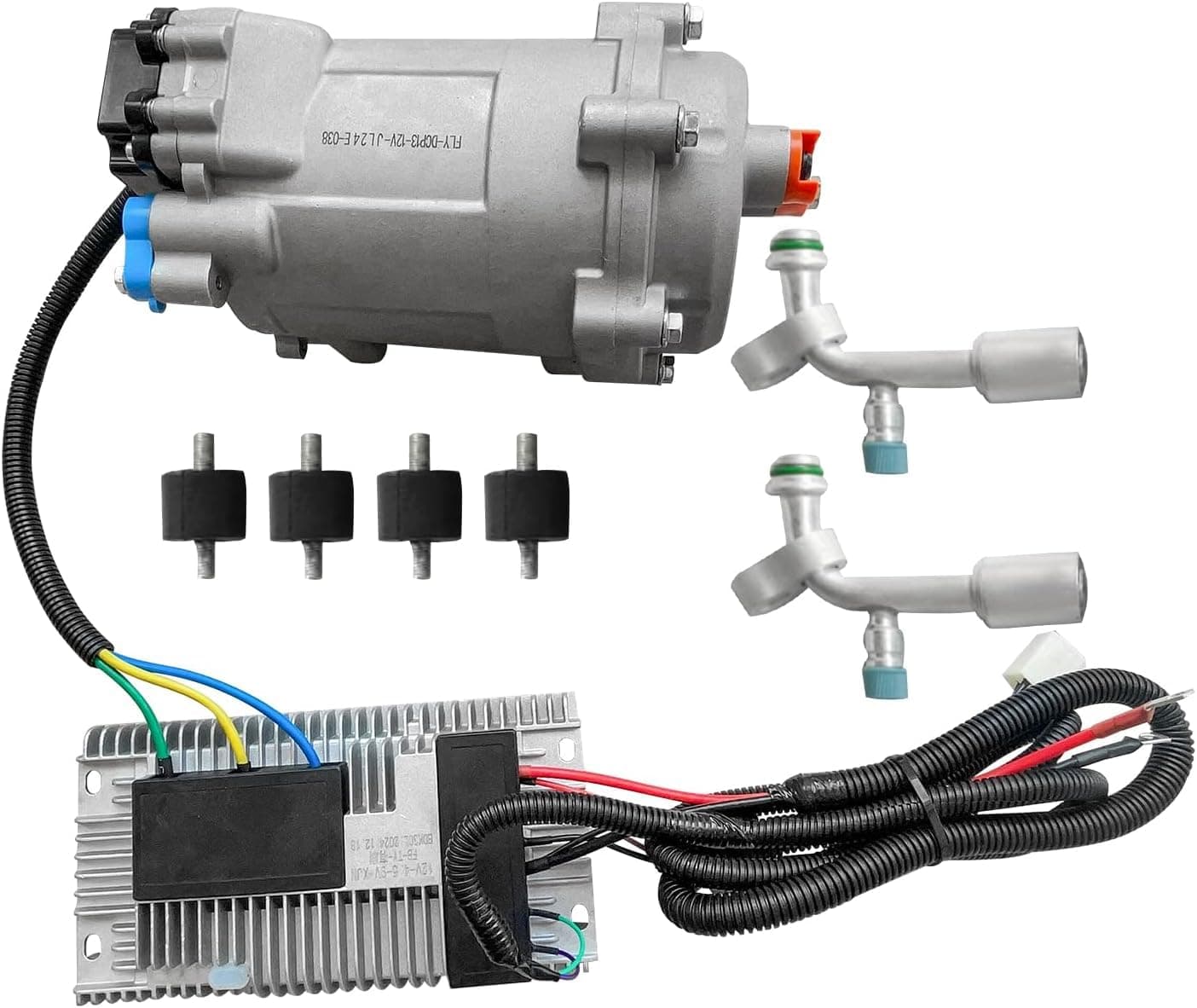 Universal Electric AC Compressor 20cc/r for 12V Auto Air Conditioner Compressor for R134a