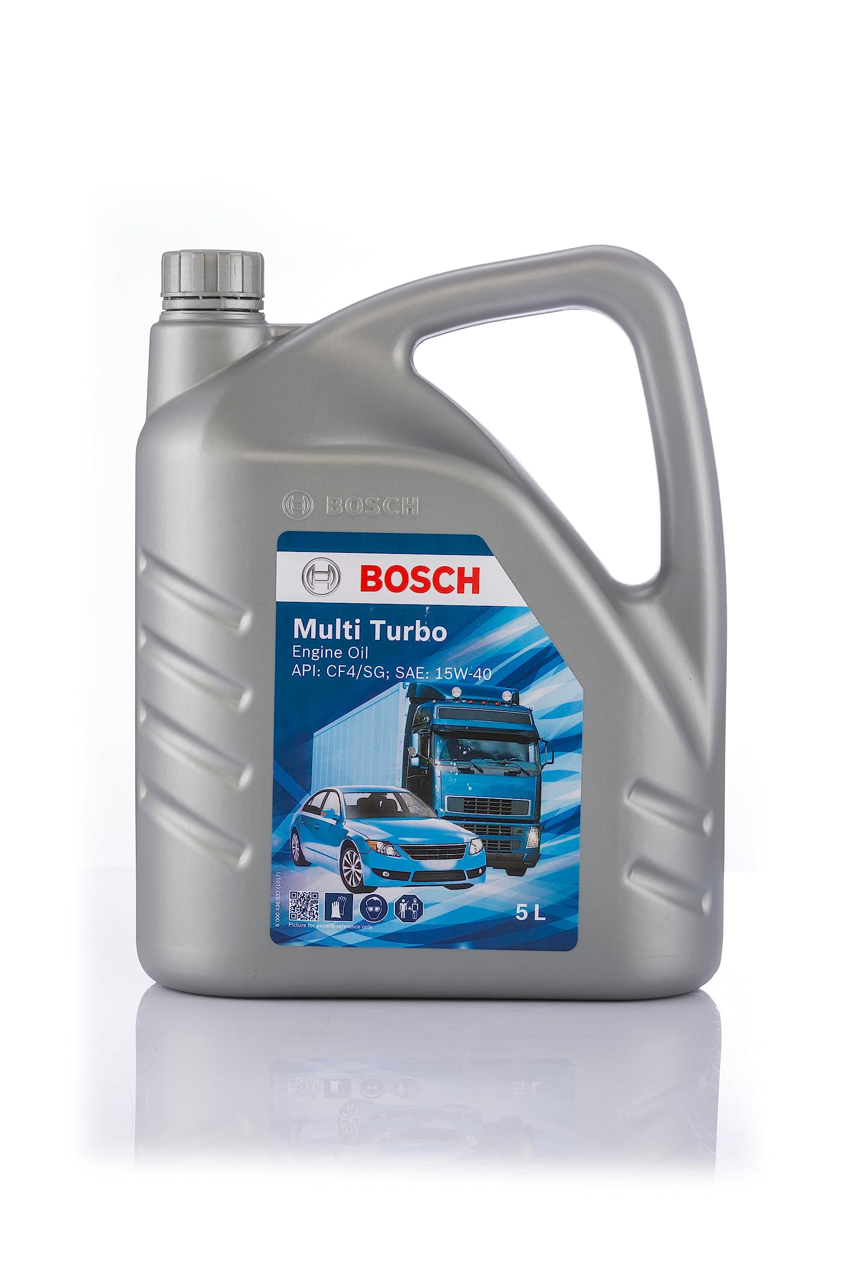 Bosch_Engine Oil_Multi turbo CF4/SG 15W 40_Pack of_5 (L)_For_Petrol & Diesel