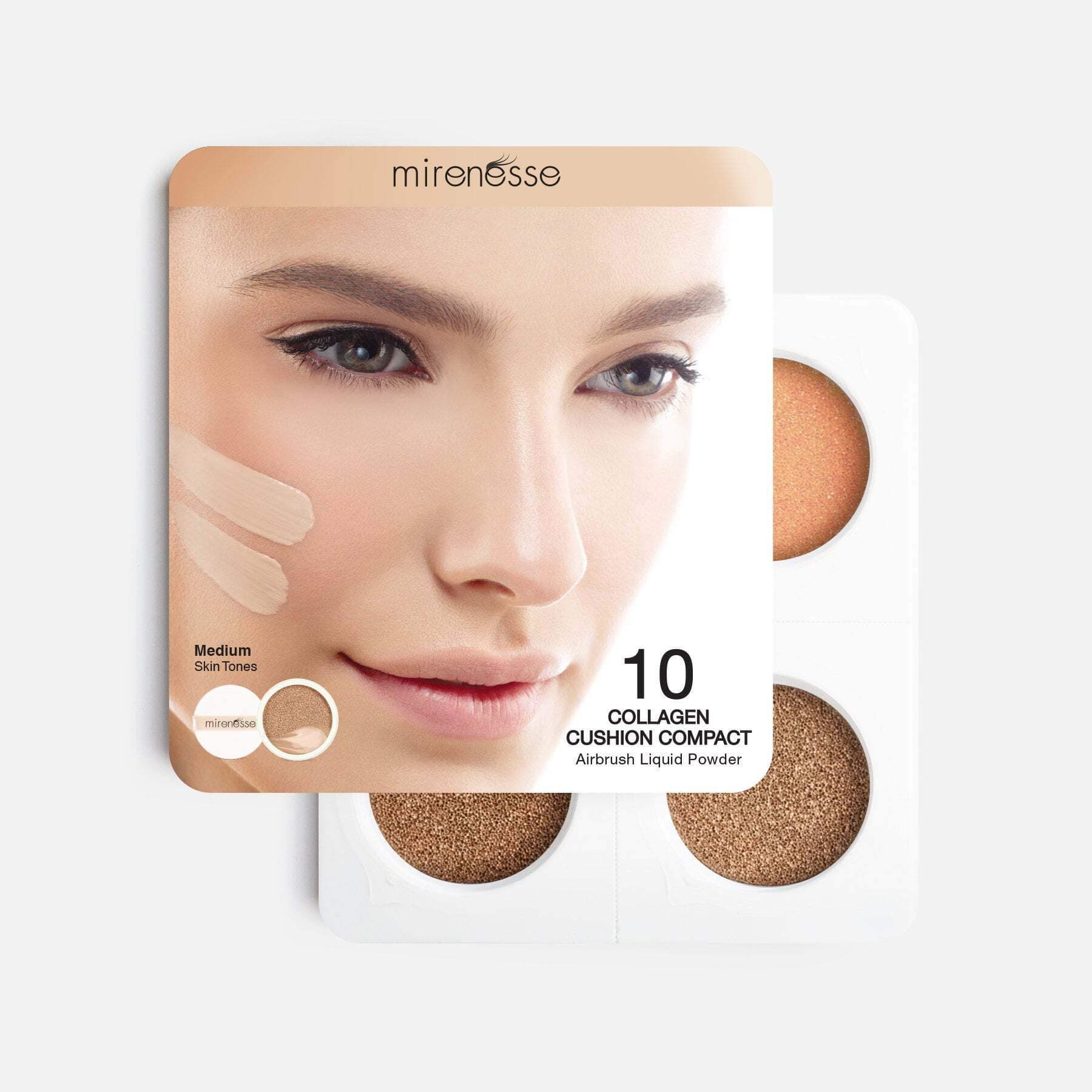 MIRENESSELIMIT 2 4PCE STARTER COLLAGEN CUSHION FOUNDATION + BLUSH