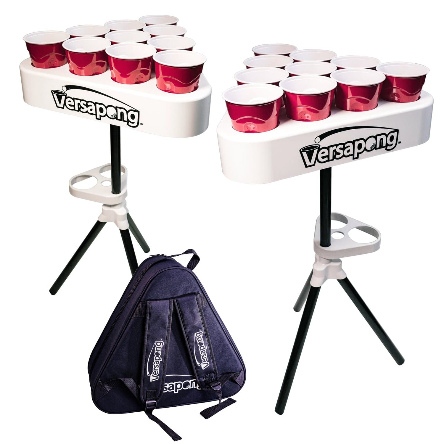 Versapong Portable Beer Pong Table/Tailgate Game with Backpack Carry Case and Balls