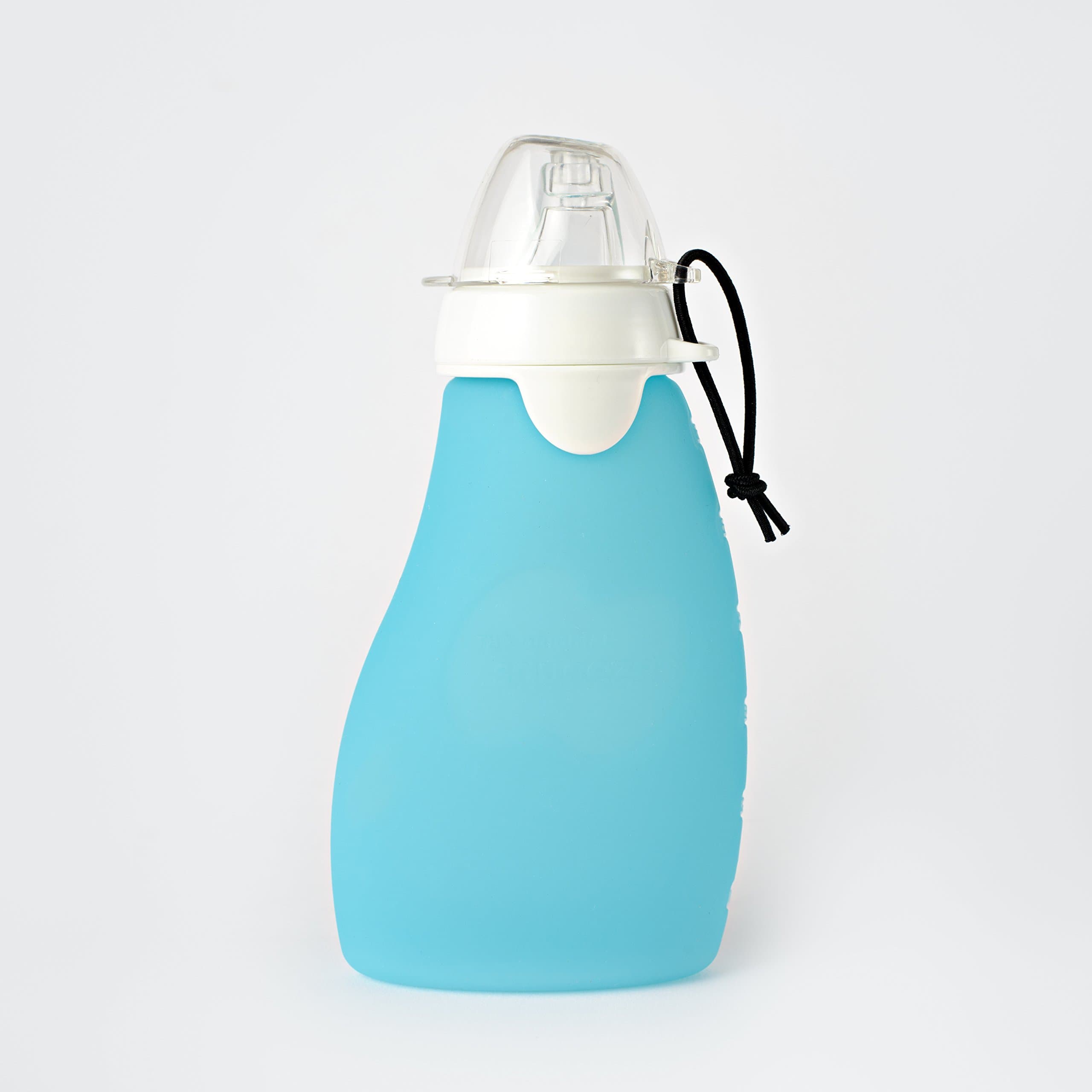 Ultimate Squeeze Pack: 4oz Original Spill-proof Spout & 6oz Sili Squeeze with Eeeze (Reef Blue)