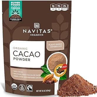 Cacao Powder, Bags, 30 Servings, 1 Pound (Pack of 1), 16 Ounce