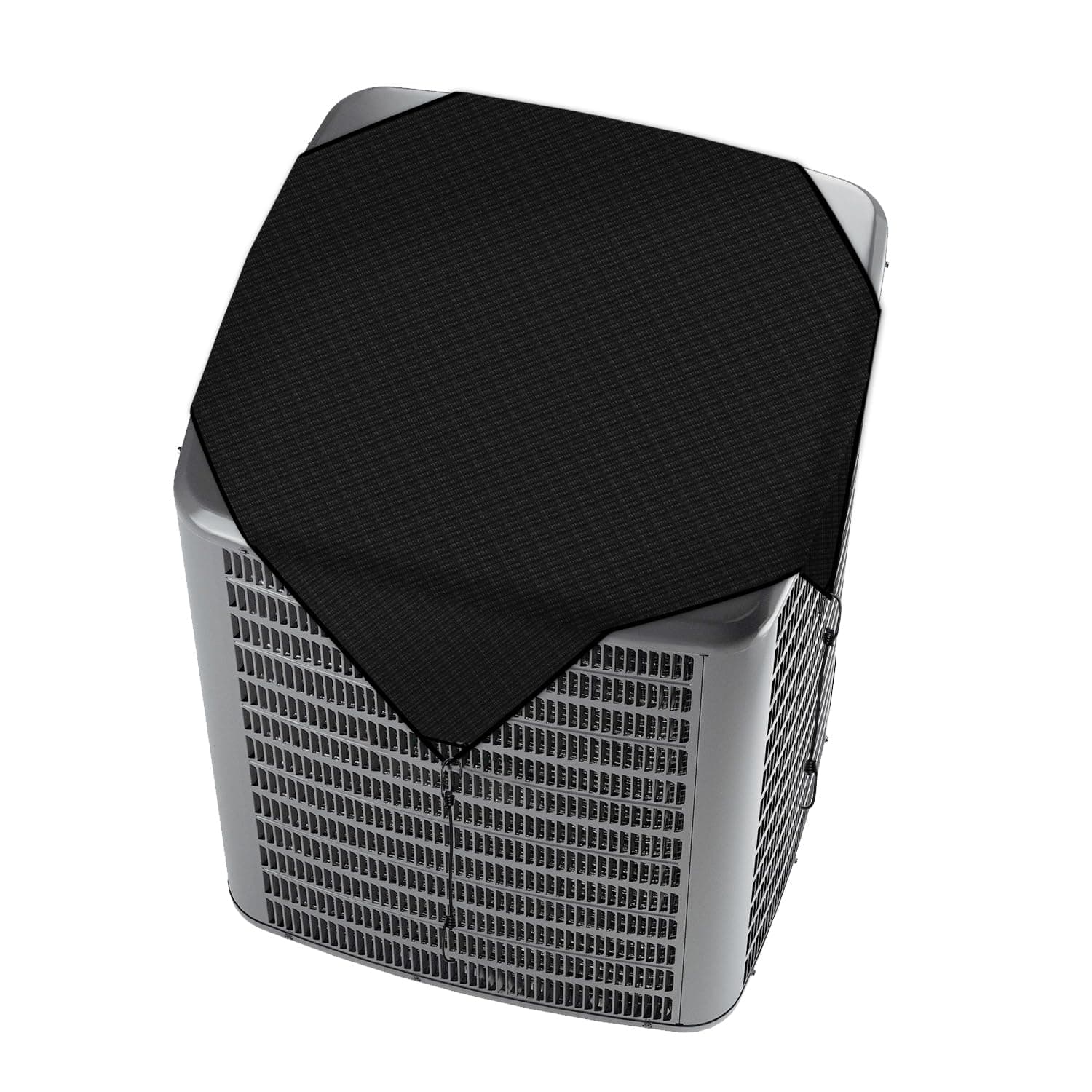 Windscreen4less 32"x32" A/C Unit Cover Winter Waterproof Air Conditioner Compressor Condenser Cover with Bungee Cords for Outside