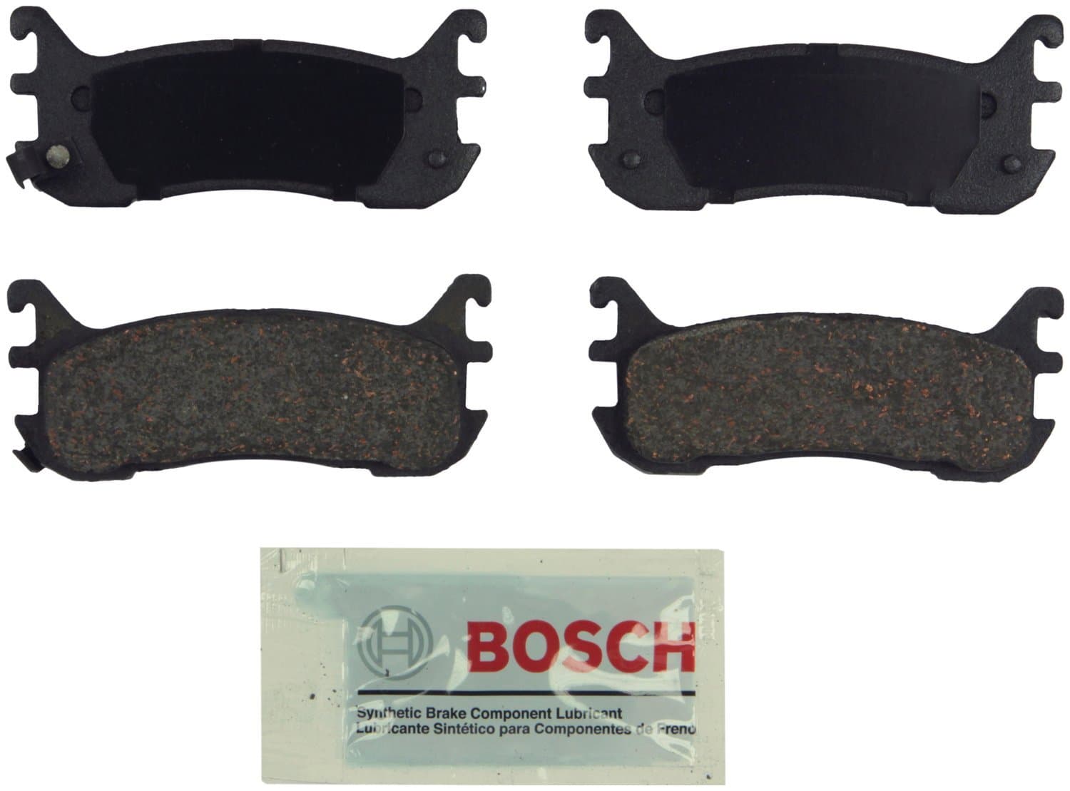 BOSCH BE636 Blue Ceramic Disc Brake Pad Set - Compatible With Select Mazda Miata; REAR