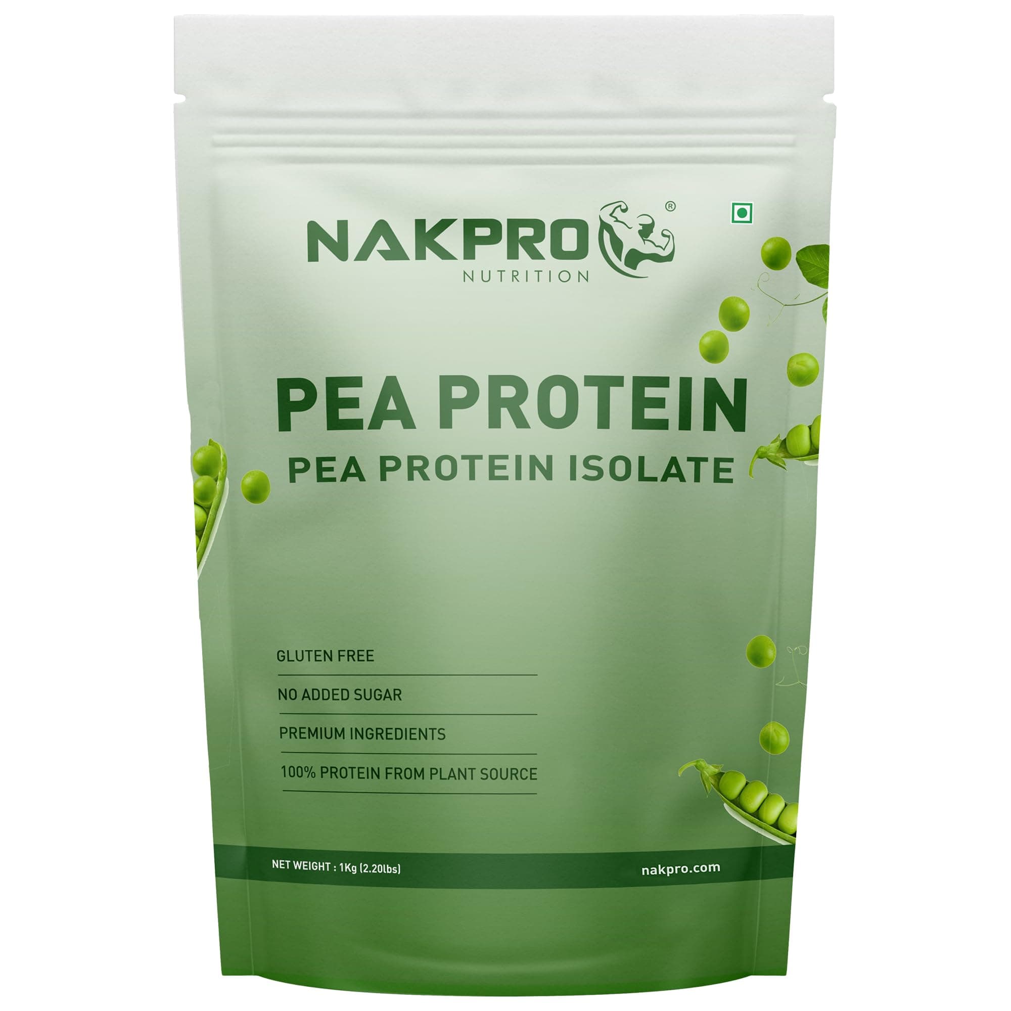NUTRITION 100% Pea Protein Isolate, Mango - 1kg | 26g Protein Per Scoop | Plant Based Protein Powder| All Essential Amino Acids for Muscle Support and Recovery