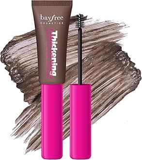 bayfree Thickening Eyebrow, Waterproof Tinted Brow Glue, Wearable Eyebrow Glue for 16h, Brunette