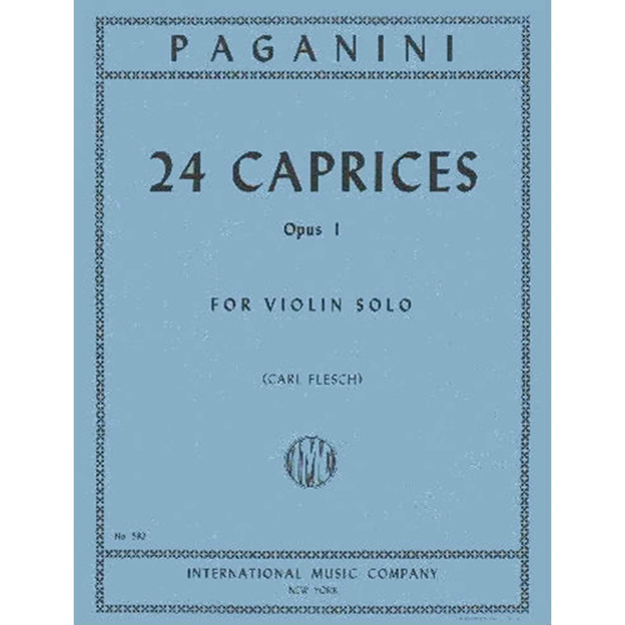 Paganini: 24 Caprices, Op. 1 - Violin solo