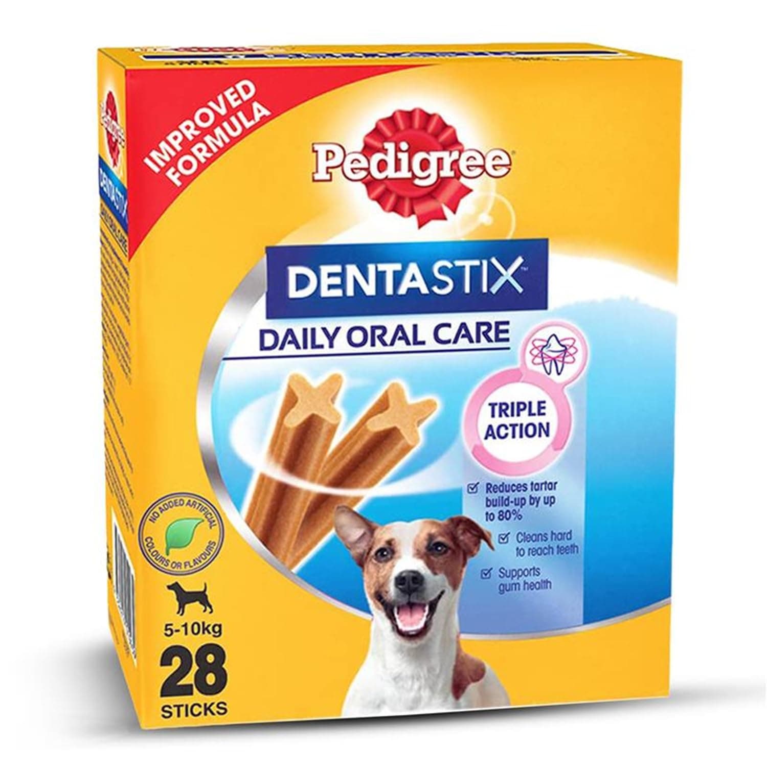 Dentastix Oral Care Dog Treat, Adult Small Breed (5-10 kg), 440 g, Recommended by Vets, Supports Gum Health, Reduces Risk of Gum diseases