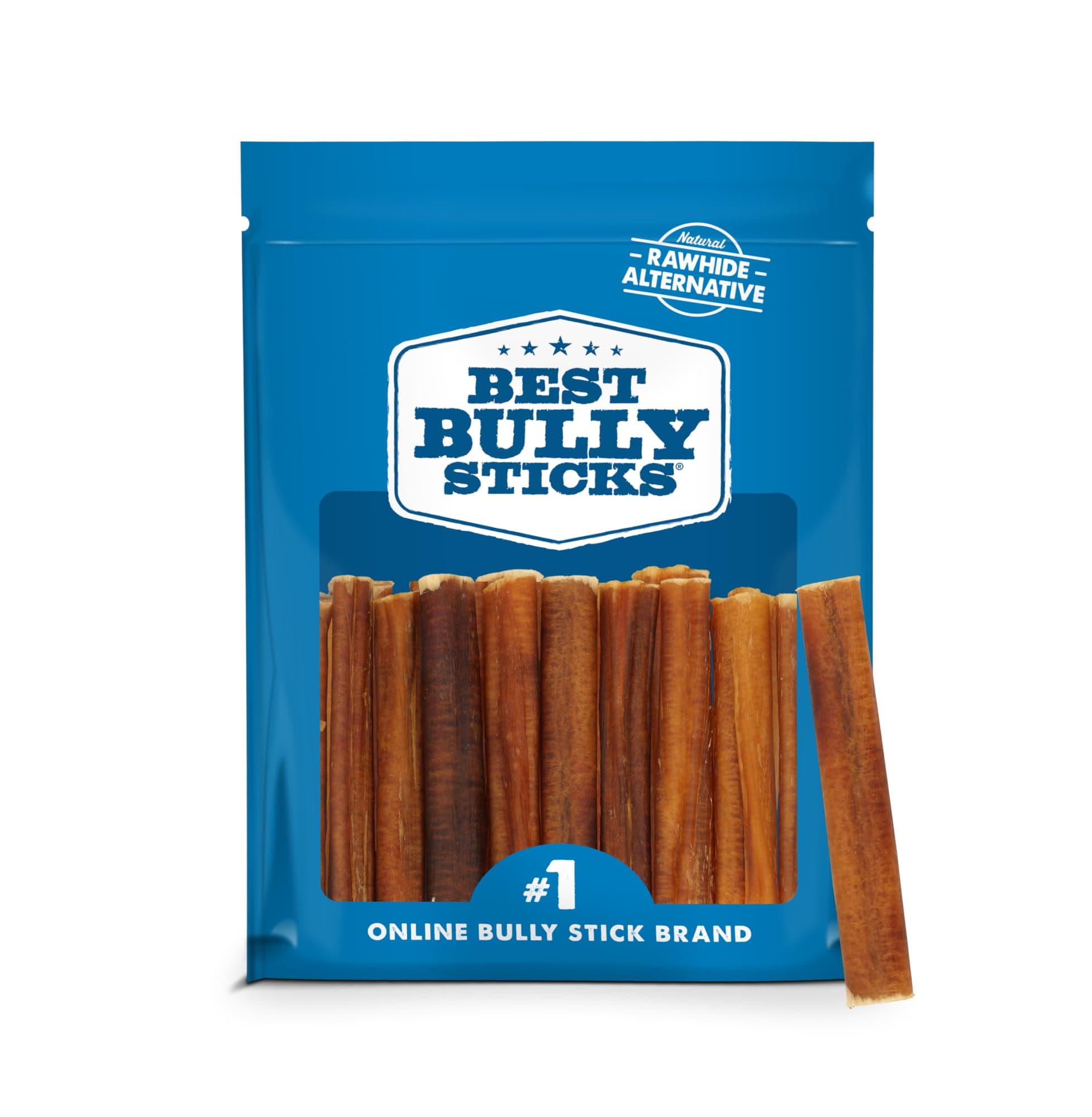 Best Bully Sticks 100% Natural 4-Inch Bully Sticks by (8oz Bag) (One Size), All Life Stages, dog