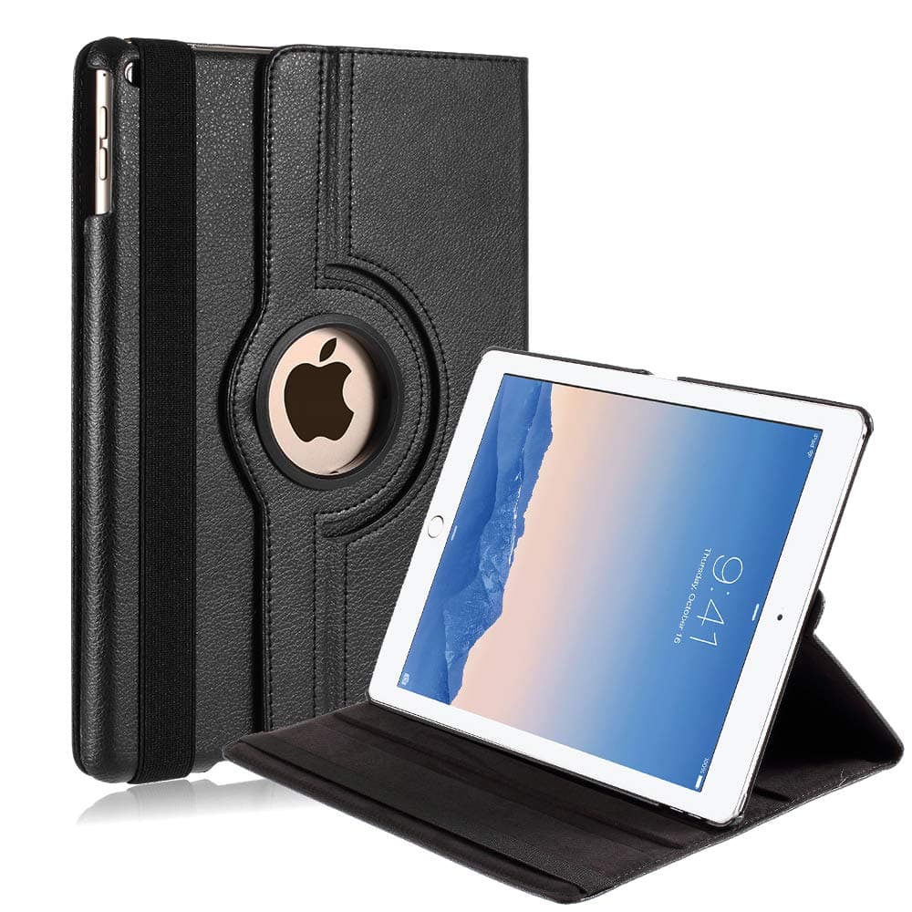 Case for iPad iPad Pro 360 Rotating Stand Litchi Leather Full Body Protective Cover with Smart Wake/Sleep (9.7inch)