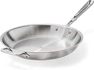 All-Clad 6108SS Copper Core 5-Ply Bonded Dishwasher Safe Fry Pan Cookware 12-Inch 8700800024