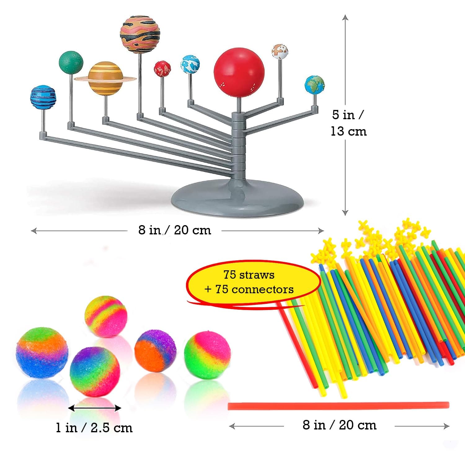 STEM Discovery Intro Box 3 Projects Kit - Summertime Activity Sets - Space, Science, Technology, Engineering, Mathematics - Educational Learning - Kids Ages 7-12 Boys & Girls