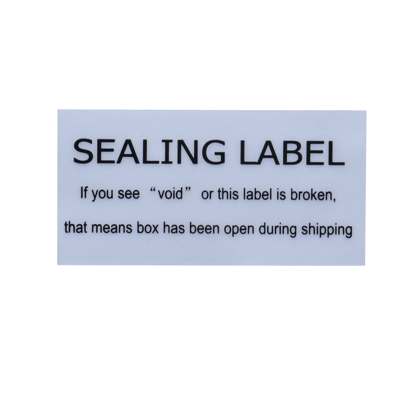 Tamper evident matte Silver security stickers, QTY1000 42CM, packing label,Security Warranty Void Sticker ,sealing label,void label