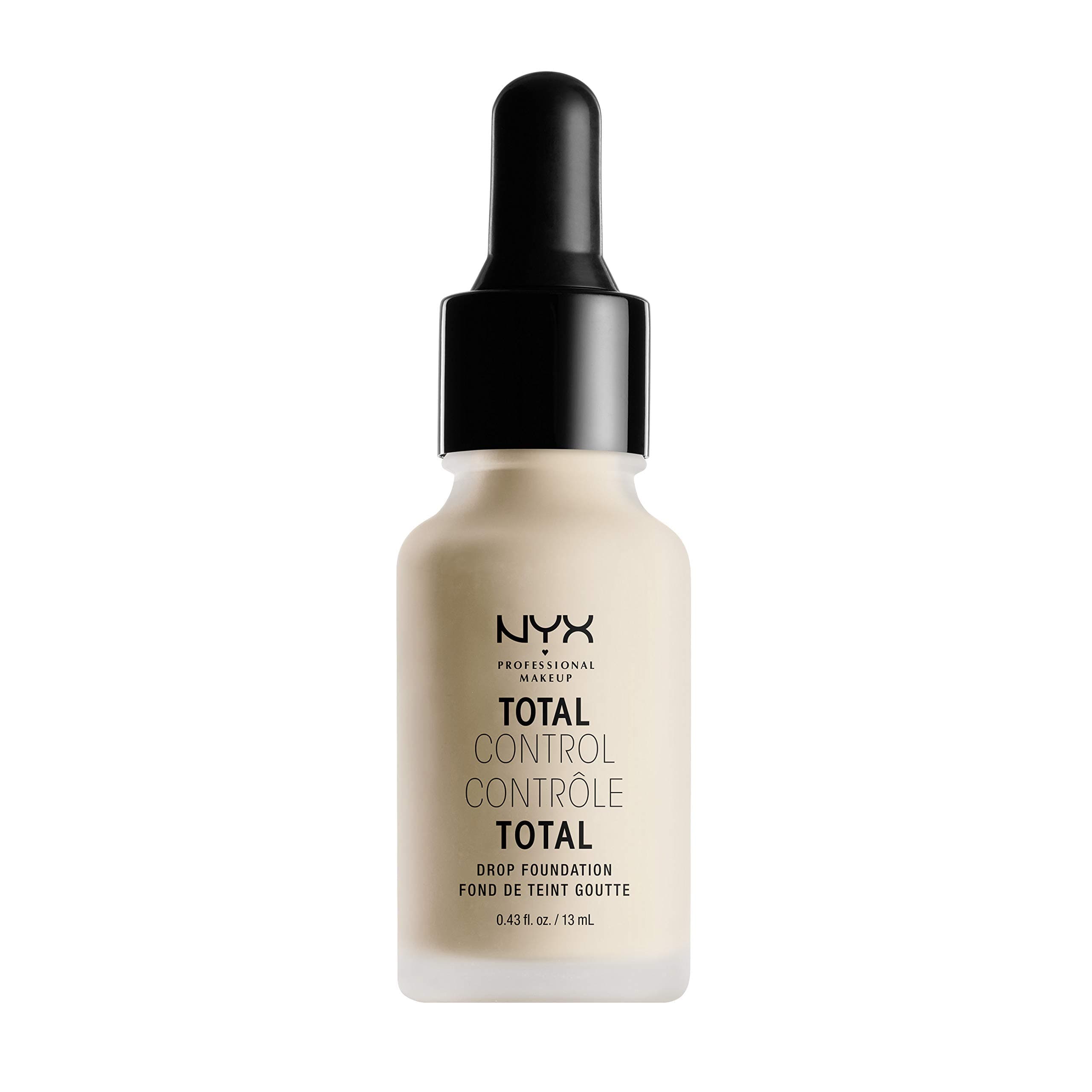 Total Control Drop Foundation, Precise Dosage, Buildable Coverage, Long Lasting, Vegan Formula, Matte Finish, Shade: Alabaster