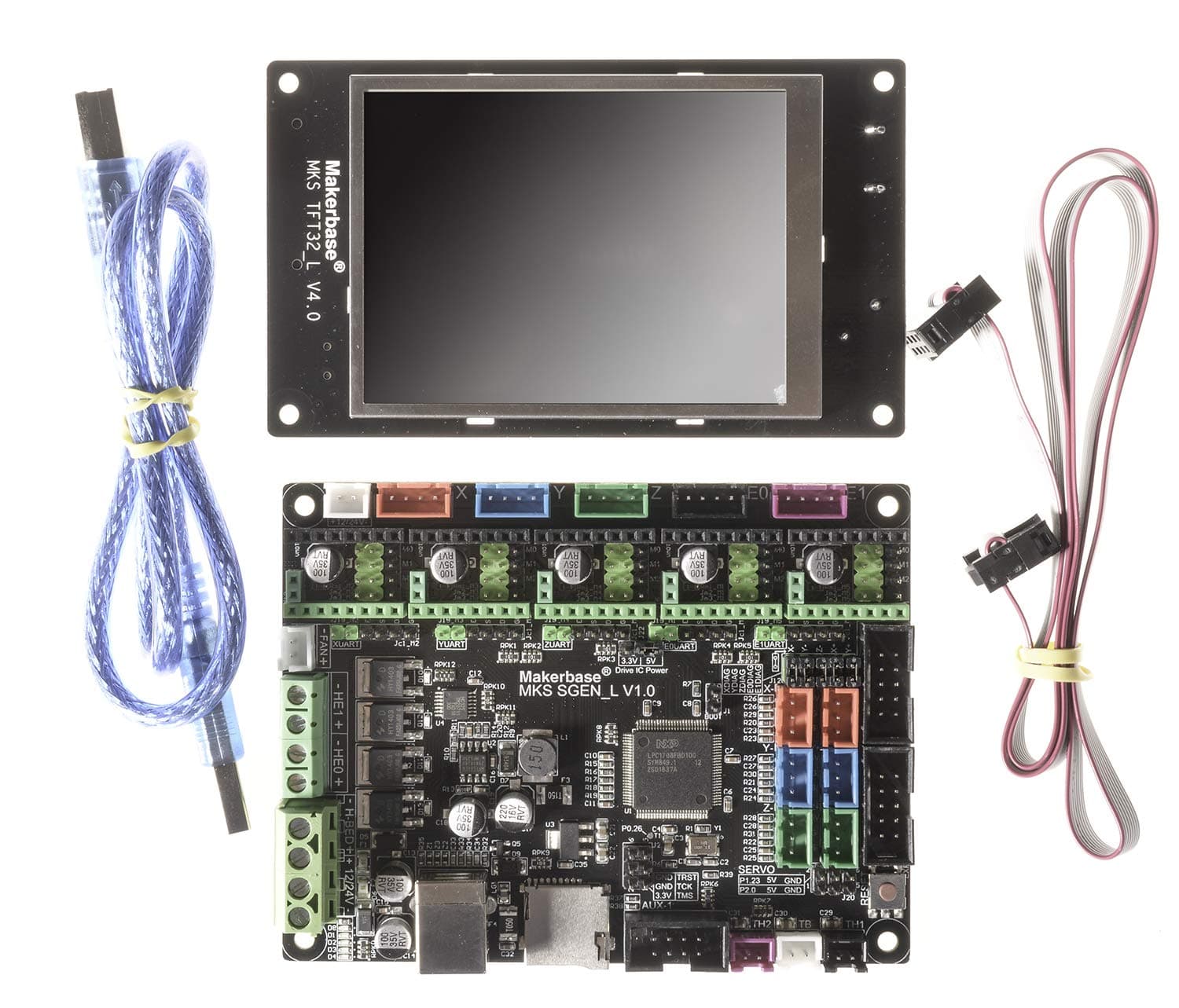3D printer board MKS TFT32 Display + MKS SGen-L 32-bit controller compatible with Marlin2.0 and smoothie Upgrade of MKS Gen-L