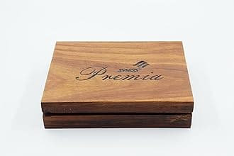 Synco Premia Carrom Board Coins Come in sheesham Box Wooden Carrom Coins 24(11 Brown + 11 Black + 2 Red)