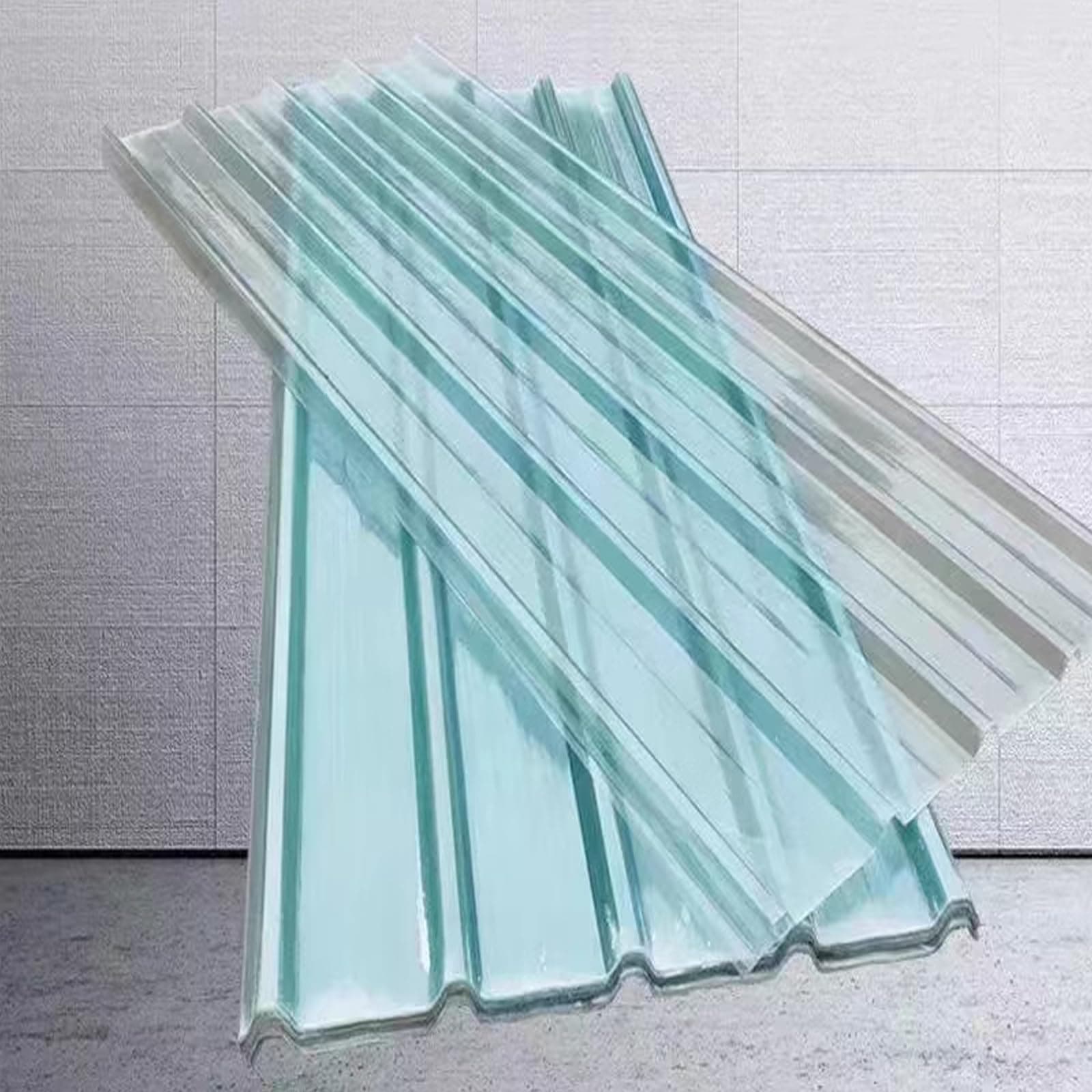 Clear Roofing Panel,Corrugated Roofing Sheets,1.2mm Thick FRP Daylighting Panels,Building Roof Cladding,UV Protection Transparent Rainproof Board,Roof Panels,for Garage Carport,3/4/6/9/12/15Pcs(9 Pcs,