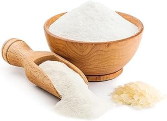 NY SPICE SHOP Rice Flour - White Rice Atta - Rice Flour Ground - All Natural Rice Starch Flour - Rice Grain Flour for Baking White Breads, Cooking & Cakes - 1 Pound