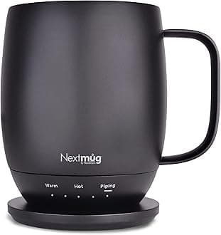 Temperature-Controlled, Self-Heating Coffee Mug (Black - 14 oz.)