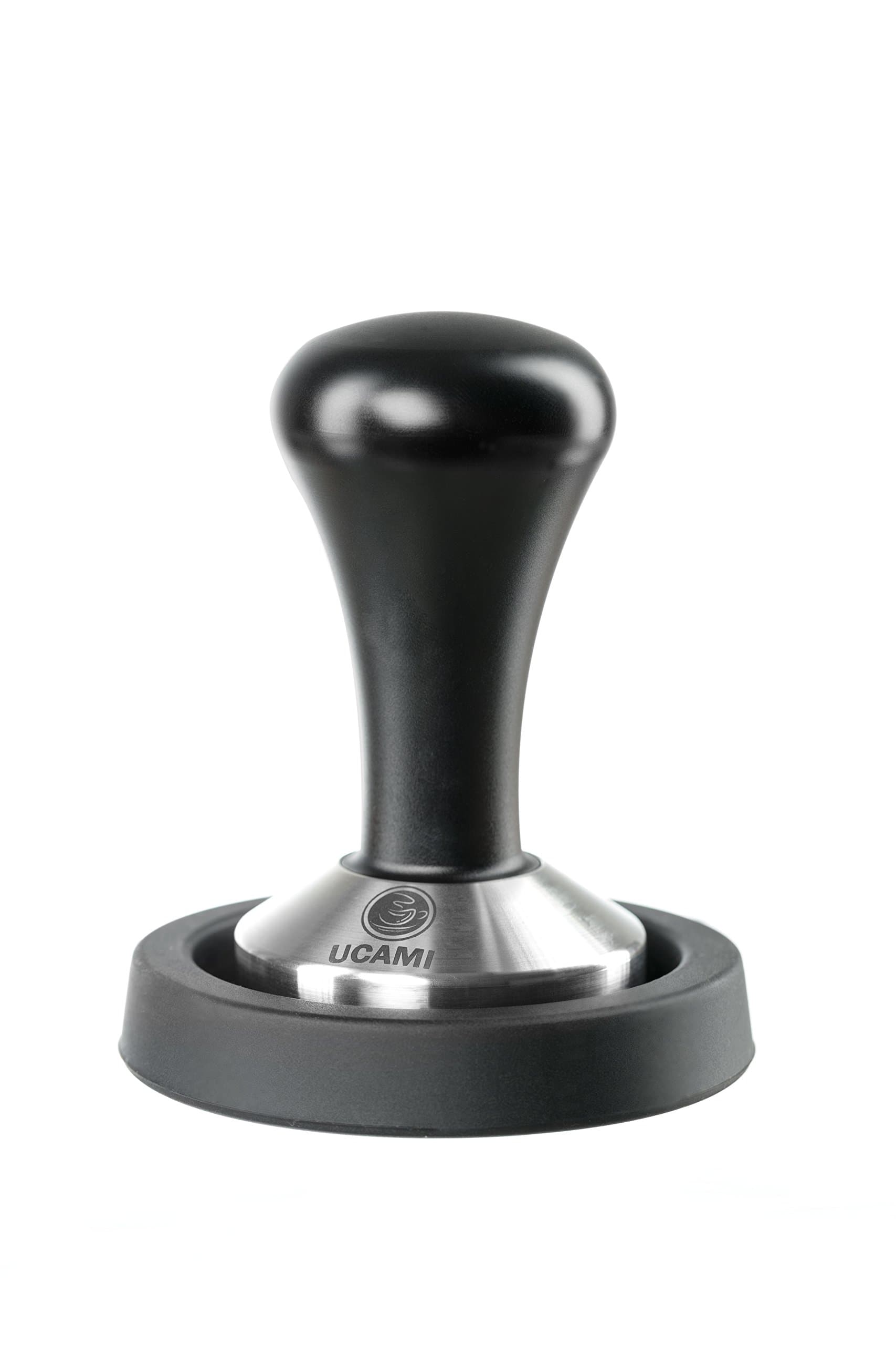 Tamper/coffee press set, by Ucami, black, 51mm